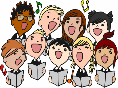 clipart kids chorus